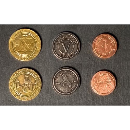 Metal Medieval Coins Set (50pcs)